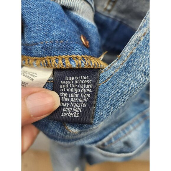 Madewell Womens Denim Overalls XS Distressed Light Wash Adjustable Straps Cotton - Picture 5 of 7